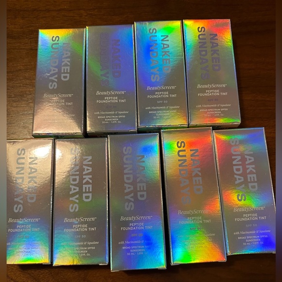 Naked Sunday BeautyScreen SPF50 Peptide Foundation Tints - Picture 1 of 5